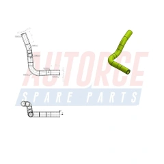 Патрубок маслоохладителя Ford TRANSIT 2.4 TD 2000-13  4611836